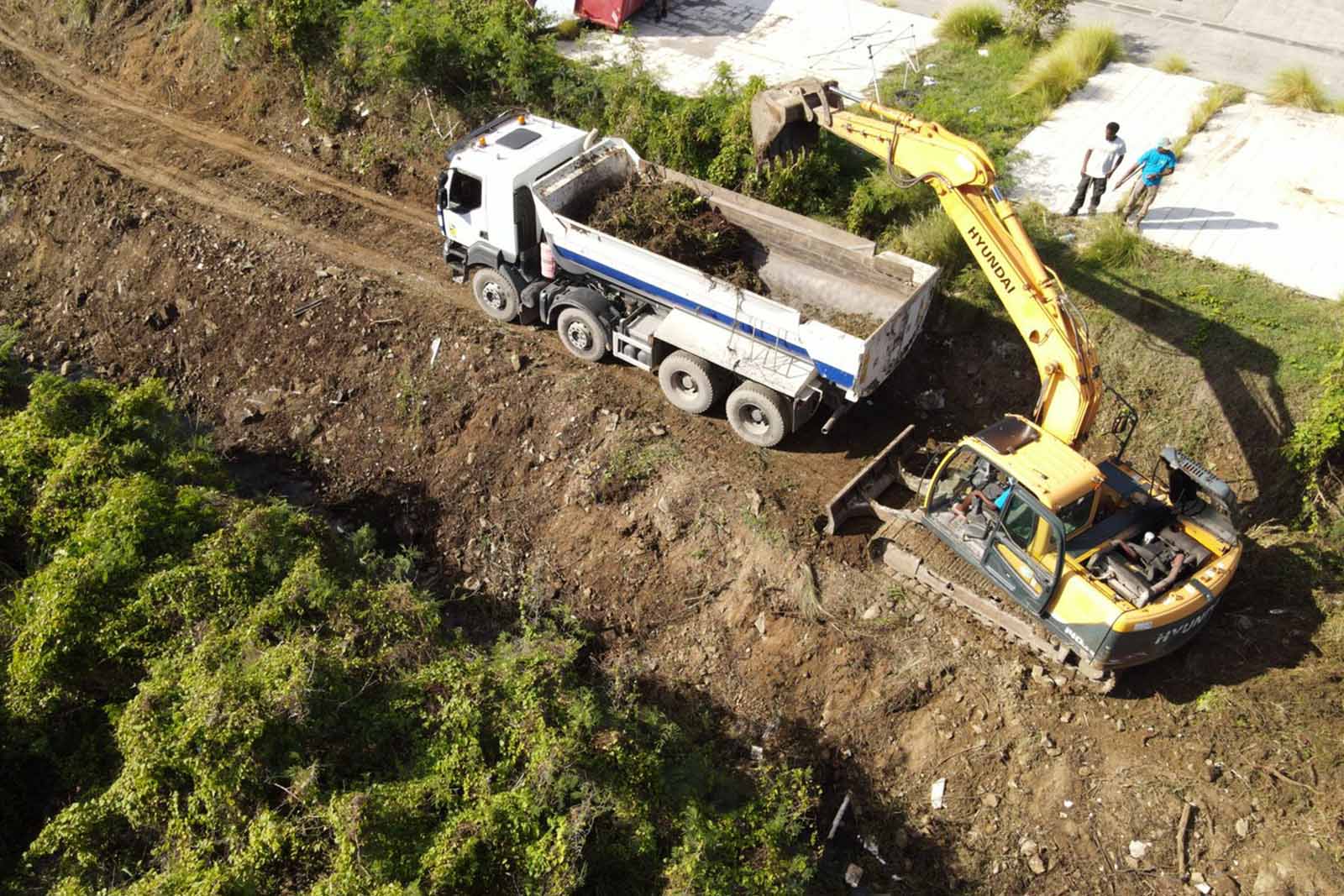 Travaux XCS Saint-Martin